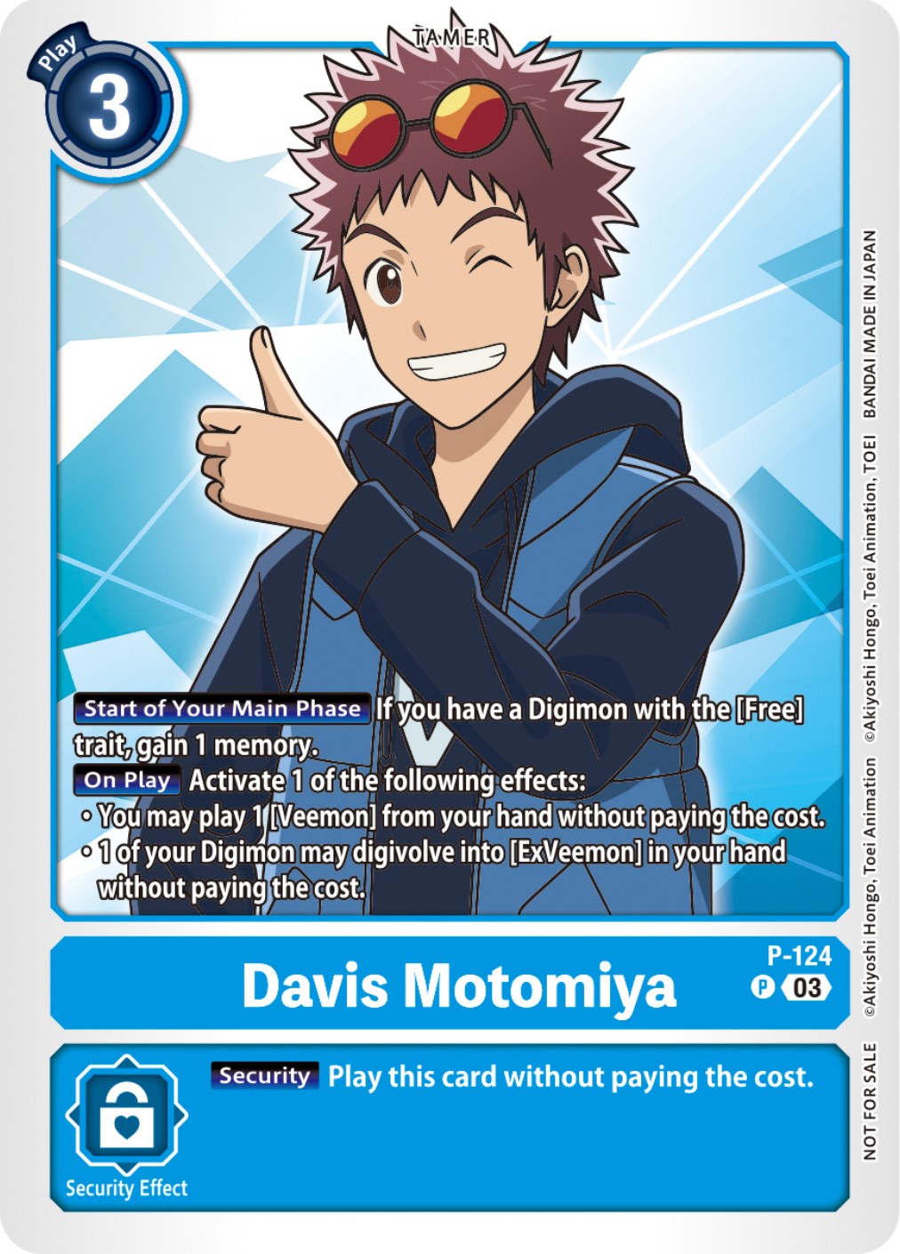 Davis Motomiya [P-124] (NYCC 2023 Demo Deck) [Promotional Cards] | Devastation Store
