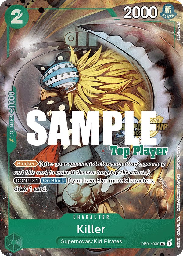 Killer (CS 2023 Top Players Pack) [One Piece Promotion Cards] | Devastation Store
