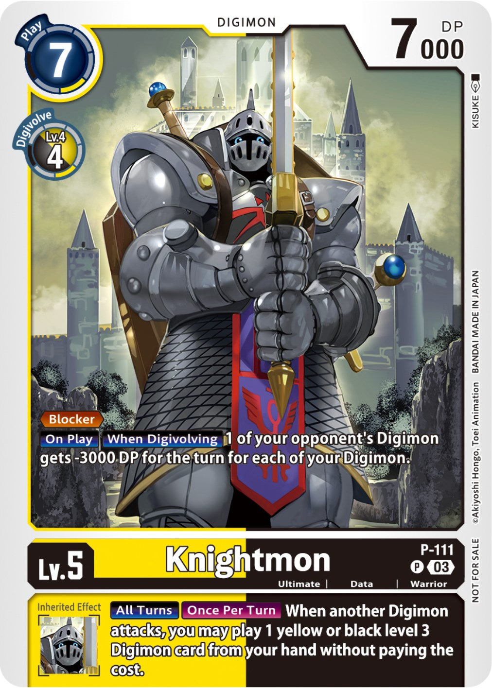 Knightmon [P-111] (3rd Anniversary Survey Pack) [Promotional Cards] | Devastation Store