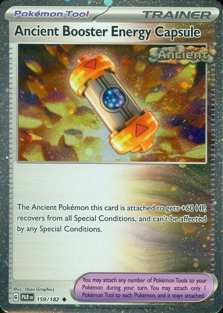 Ancient Booster Energy Capsule (159/182) (Cosmos Holo) [Scarlet & Violet: Paradox Rift] | Devastation Store