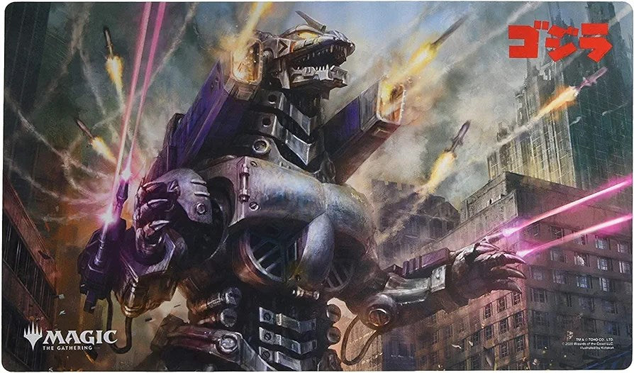 Playmat - Ikoria: Lair of Behemoths (Mechagodzilla, the Weapon) | Devastation Store