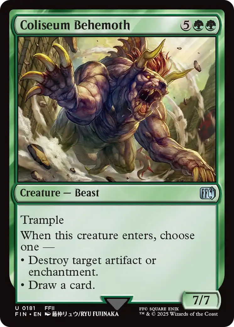 Coliseum Behemoth [FINAL FANTASY] | Devastation Store