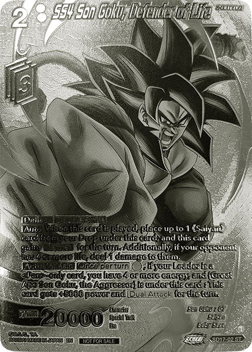 SS4 Son Goku, Defender of Life (2023 Offline Regionals Silver Print) (SD17-02) [Promotion Cards] | Devastation Store