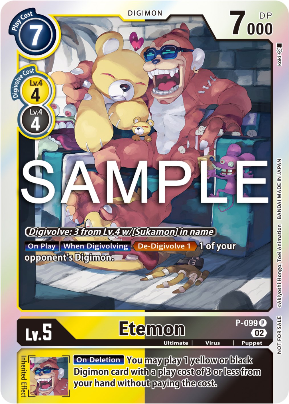 Etemon [P-099] (Limited Card Pack Ver.2) [Promotional Cards] | Devastation Store