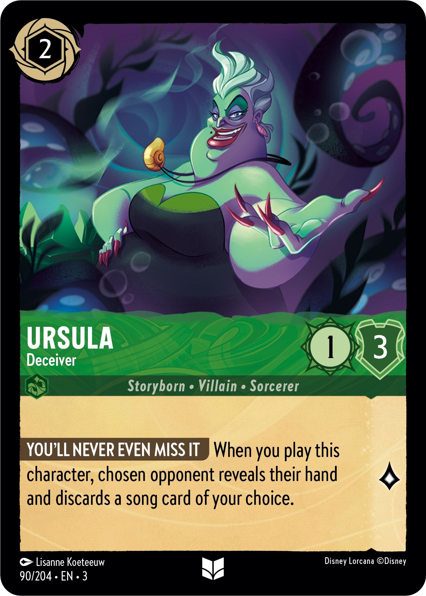 Ursula - Deceiver (90/204) [Into the Inklands] | Devastation Store