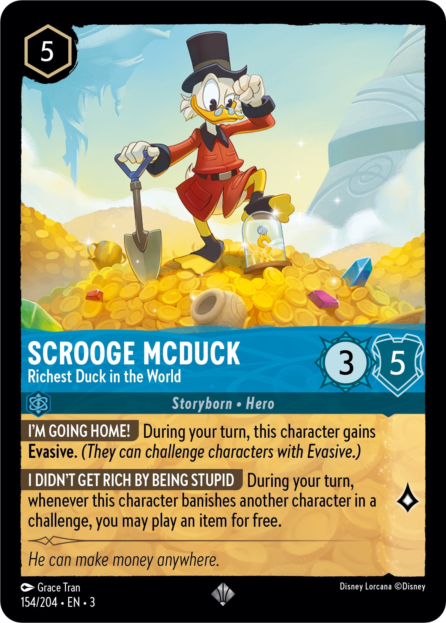 Scrooge McDuck - Richest Duck in the World (154/204) [Into the Inklands] | Devastation Store