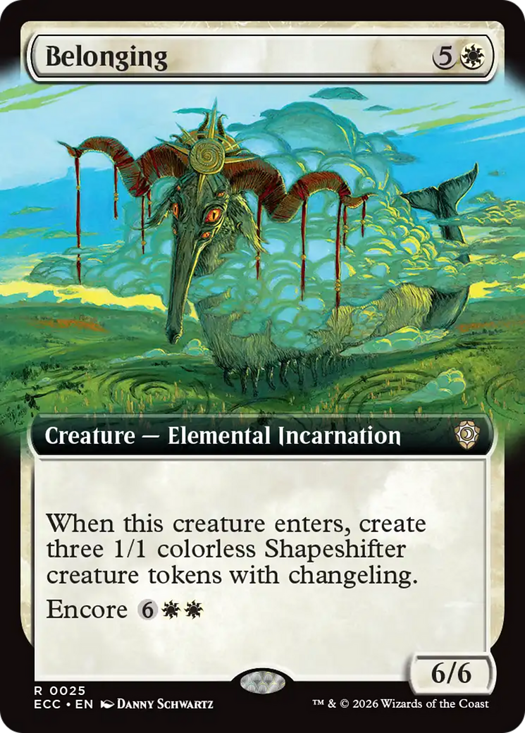 Belonging (Extended Art) [Lorwyn Eclipsed Commander] | Devastation Store