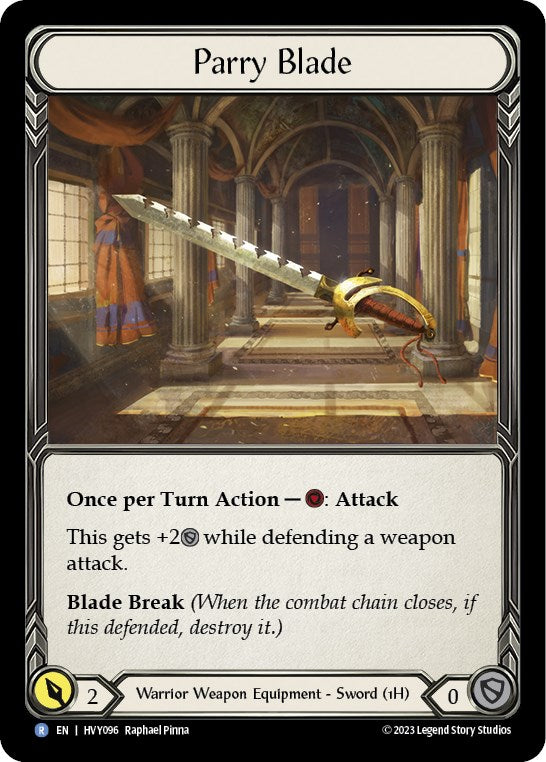 Parry Blade [HVY096] (Heavy Hitters)  Cold Foil | Devastation Store