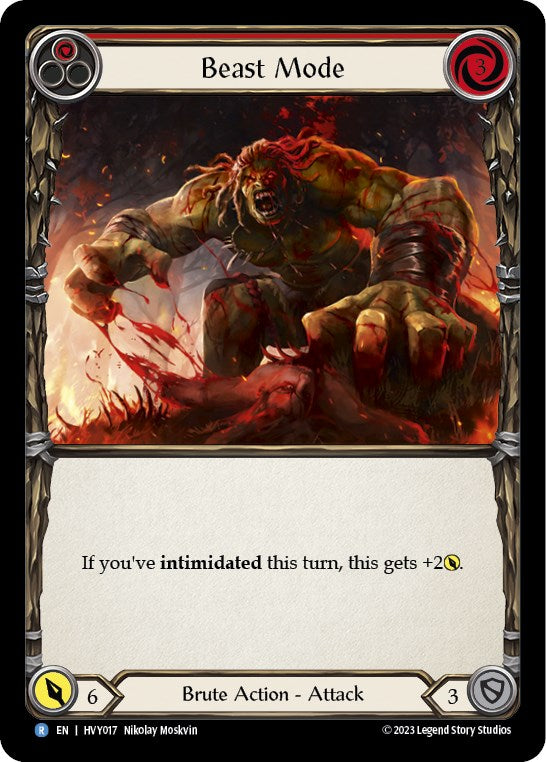Beast Mode (Red) [HVY017] (Heavy Hitters) | Devastation Store