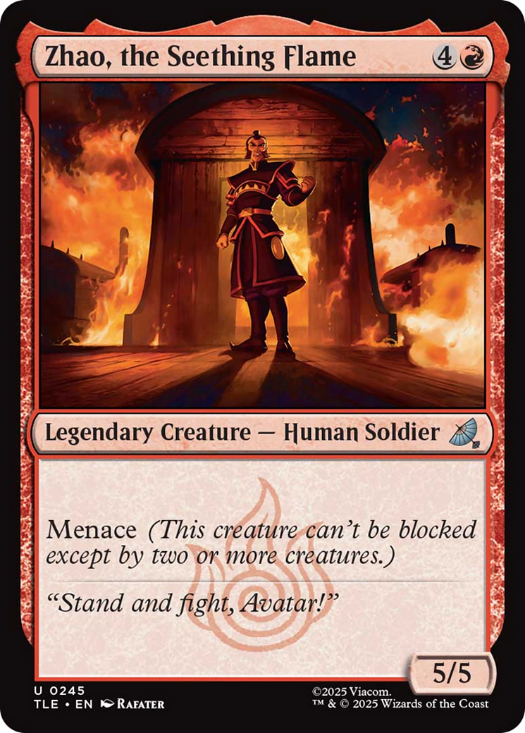 Zhao, the Seething Flame [Avatar: The Last Airbender: Eternal-Legal] | Devastation Store