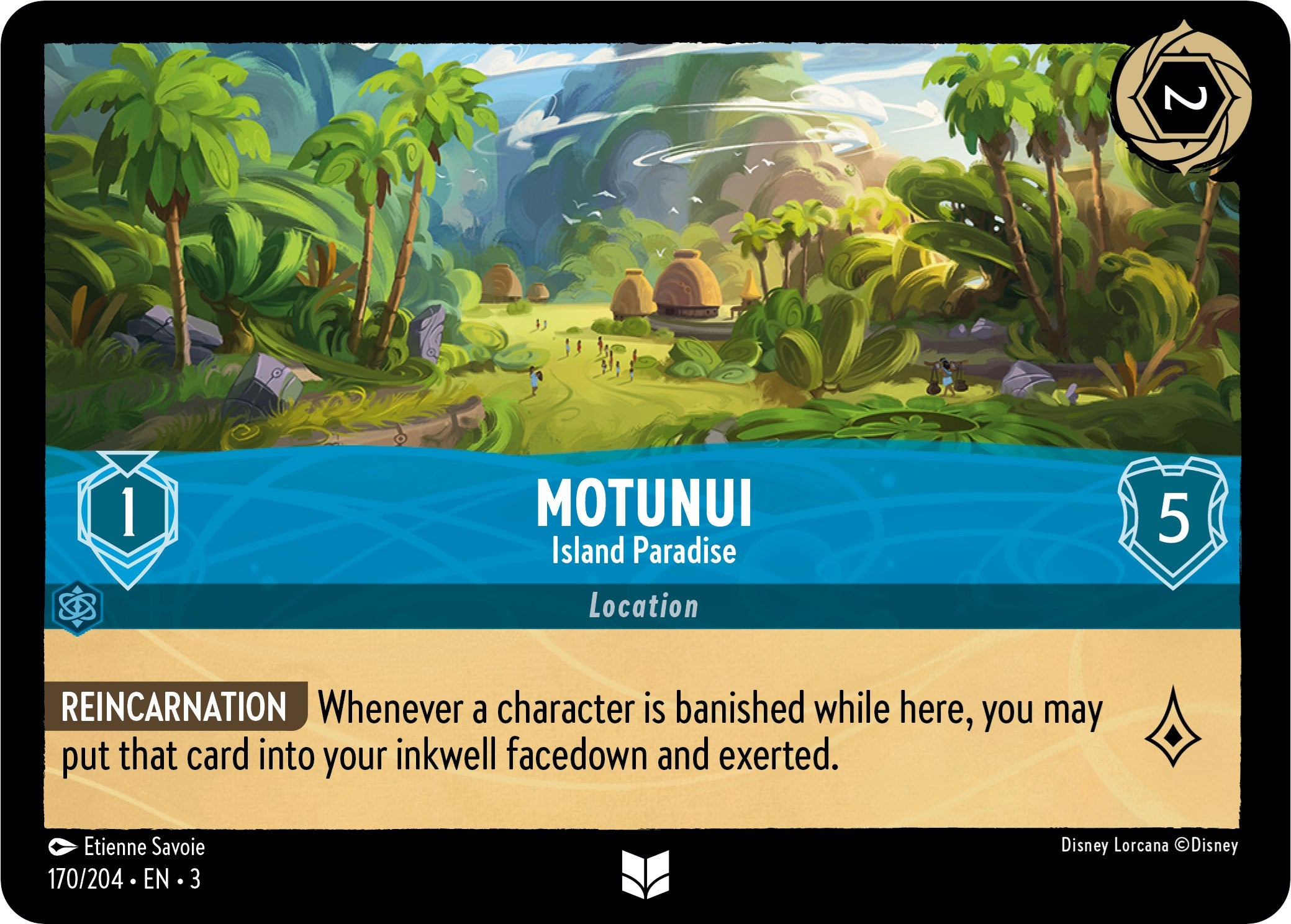 Motunui - Island Paradise (170/204) [Into the Inklands] | Devastation Store