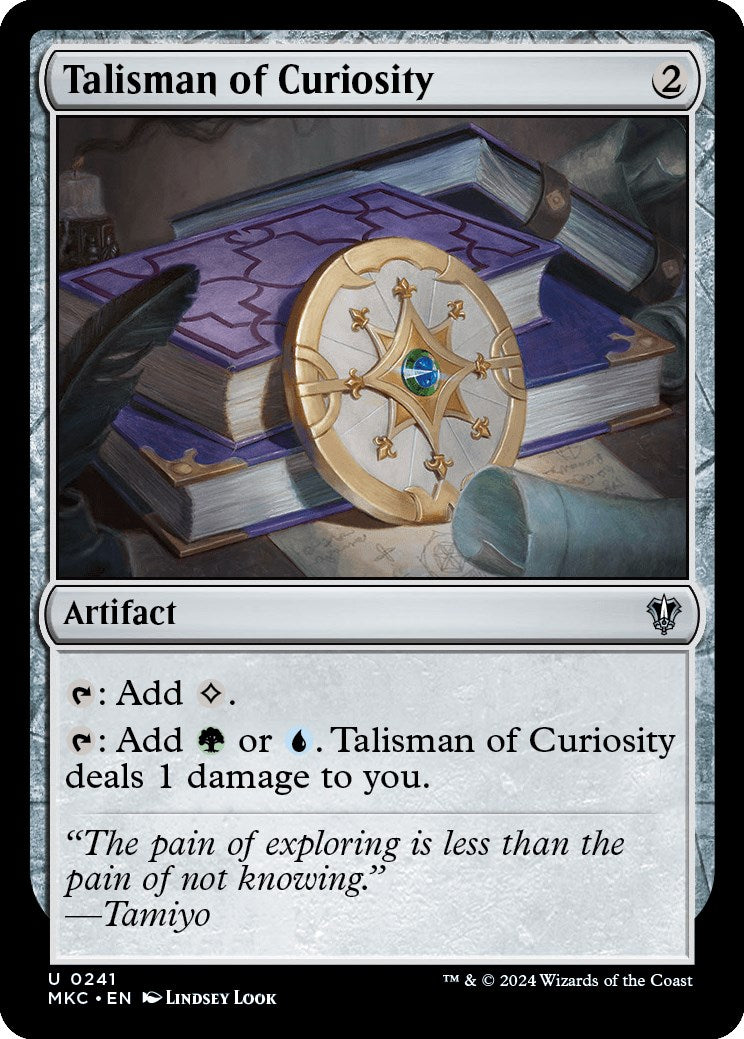 Talisman of Curiosity [Murders at Karlov Manor Commander] | Devastation Store