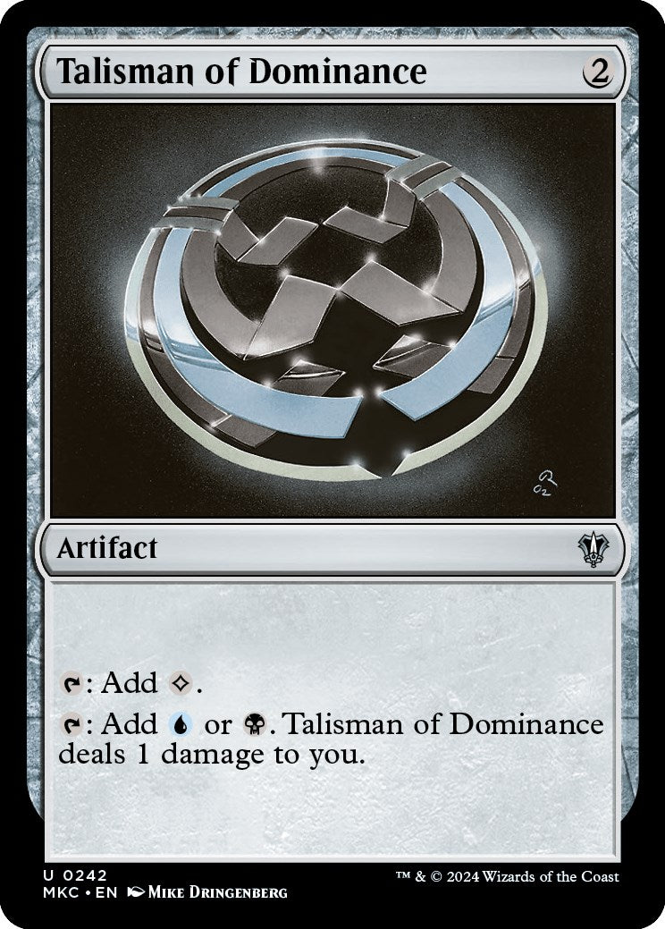 Talisman of Dominance [Murders at Karlov Manor Commander] | Devastation Store