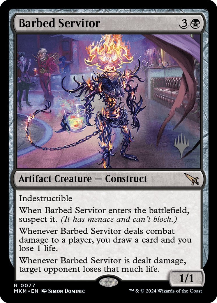 Barbed Servitor (Promo Pack) [Murders at Karlov Manor Promos] | Devastation Store