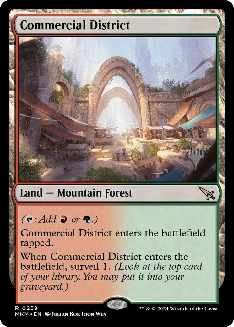 Commercial District (Promo Pack) [Murders at Karlov Manor Promos] | Devastation Store