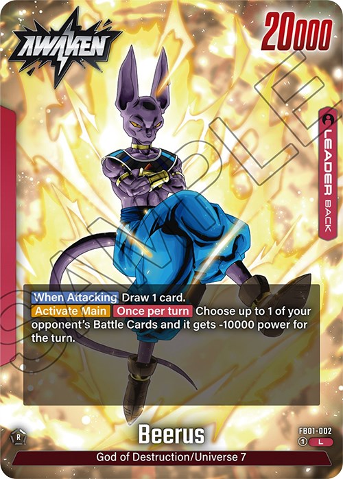 Beerus (FB01-002) [Awakened Pulse] | Devastation Store