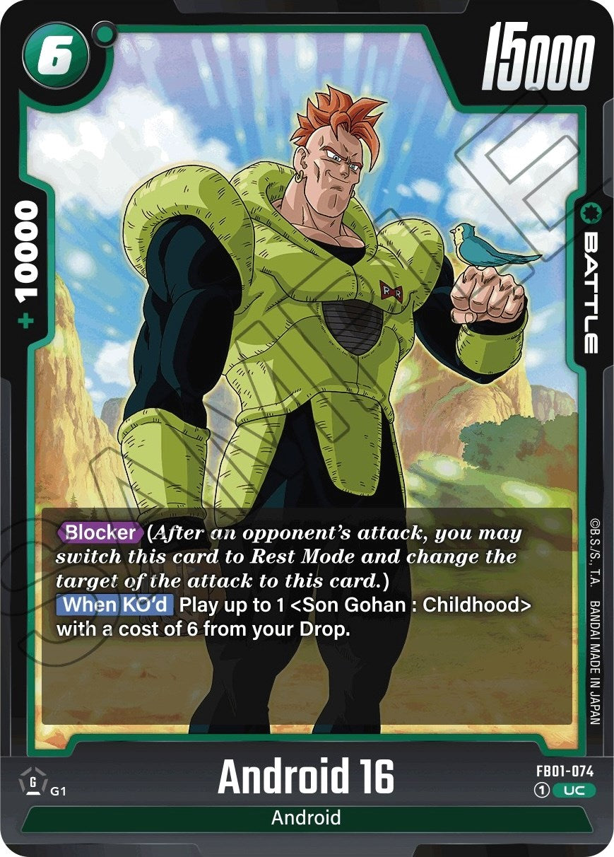Android 16 (FB01-074) [Awakened Pulse] | Devastation Store