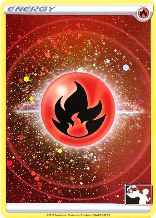 Fire Energy (Cosmos Holo) [Prize Pack Series Three] | Devastation Store