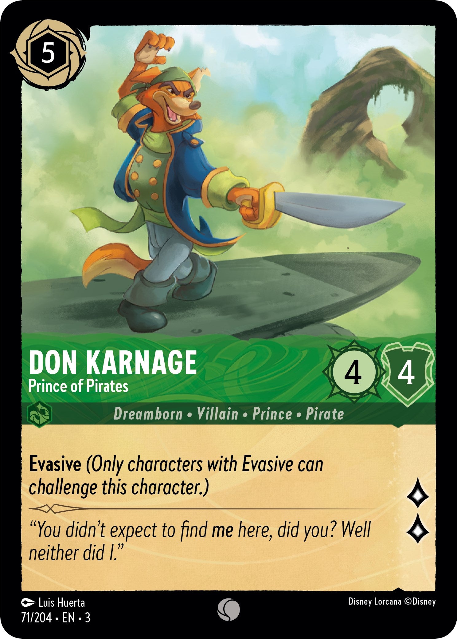Don Karnage - Prince of Pirates (71/204) [Into the Inklands] | Devastation Store