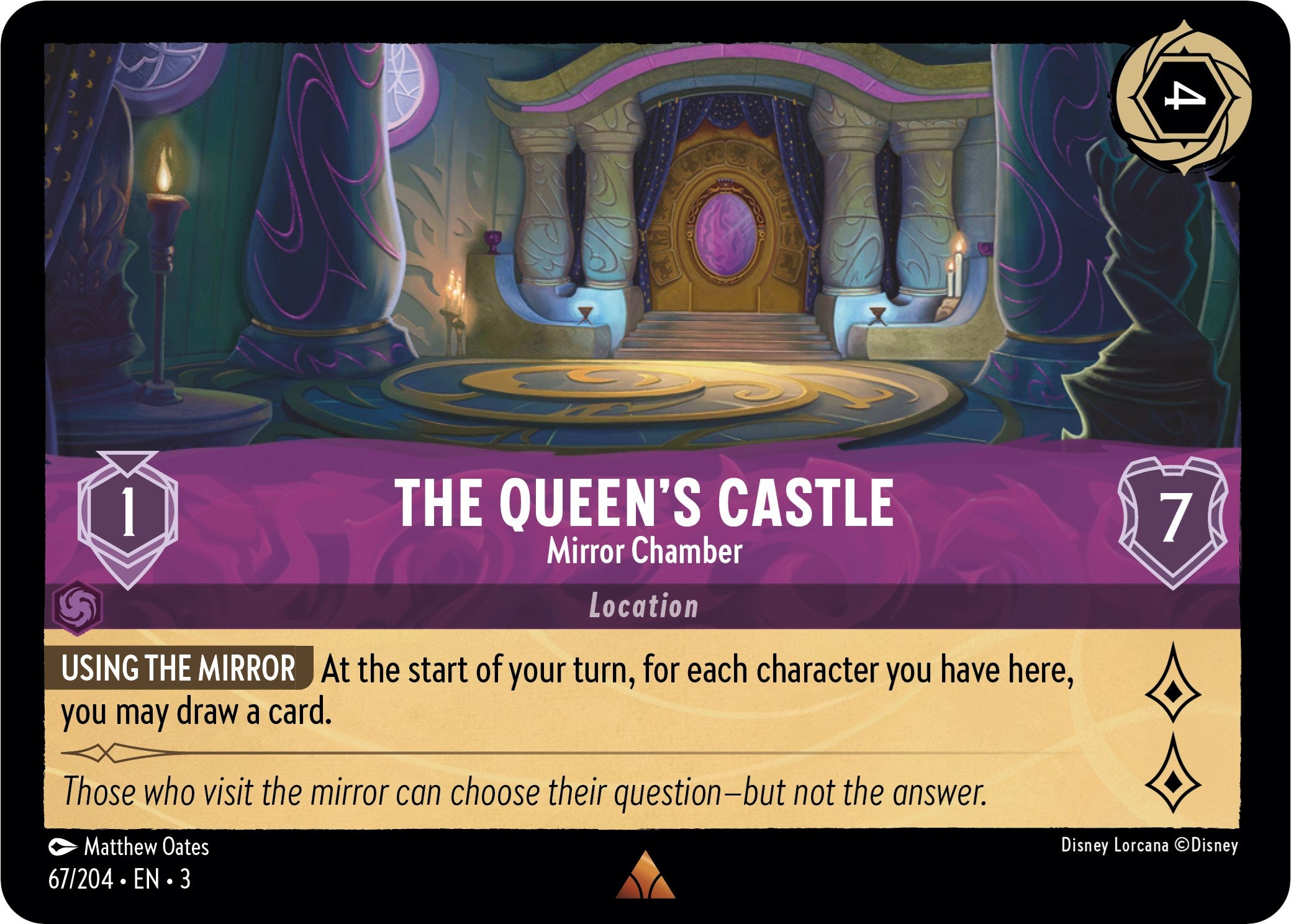The Queen's Castle - Mirror Chamber (67/204) [Into the Inklands] | Devastation Store