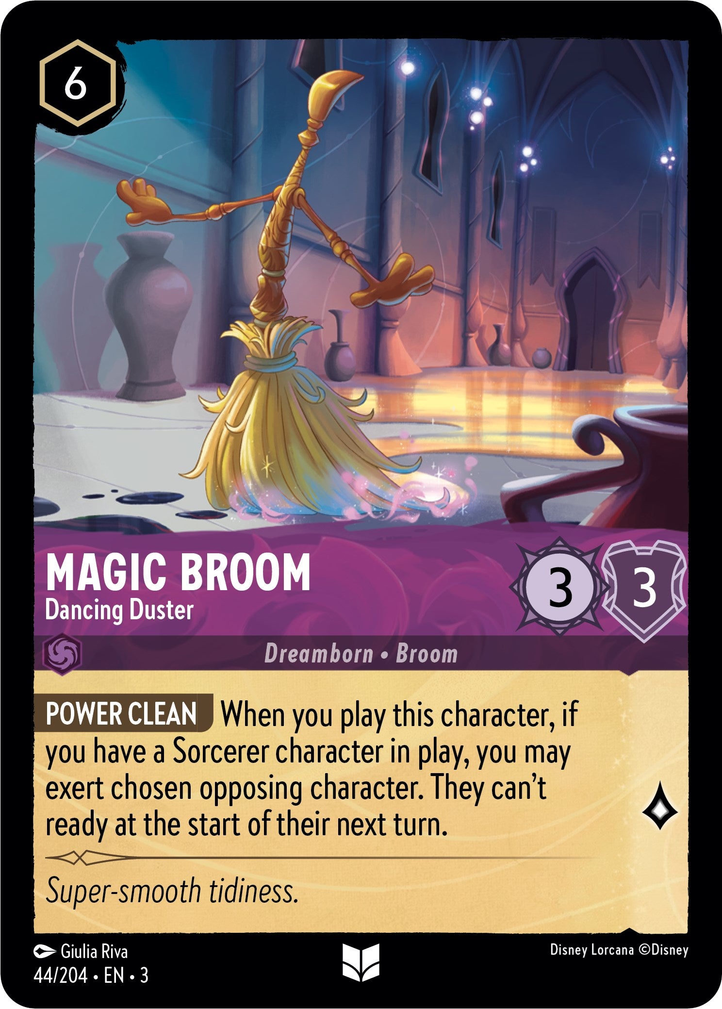 Magic Broom - Dancing Duster (44/204) [Into the Inklands] | Devastation Store