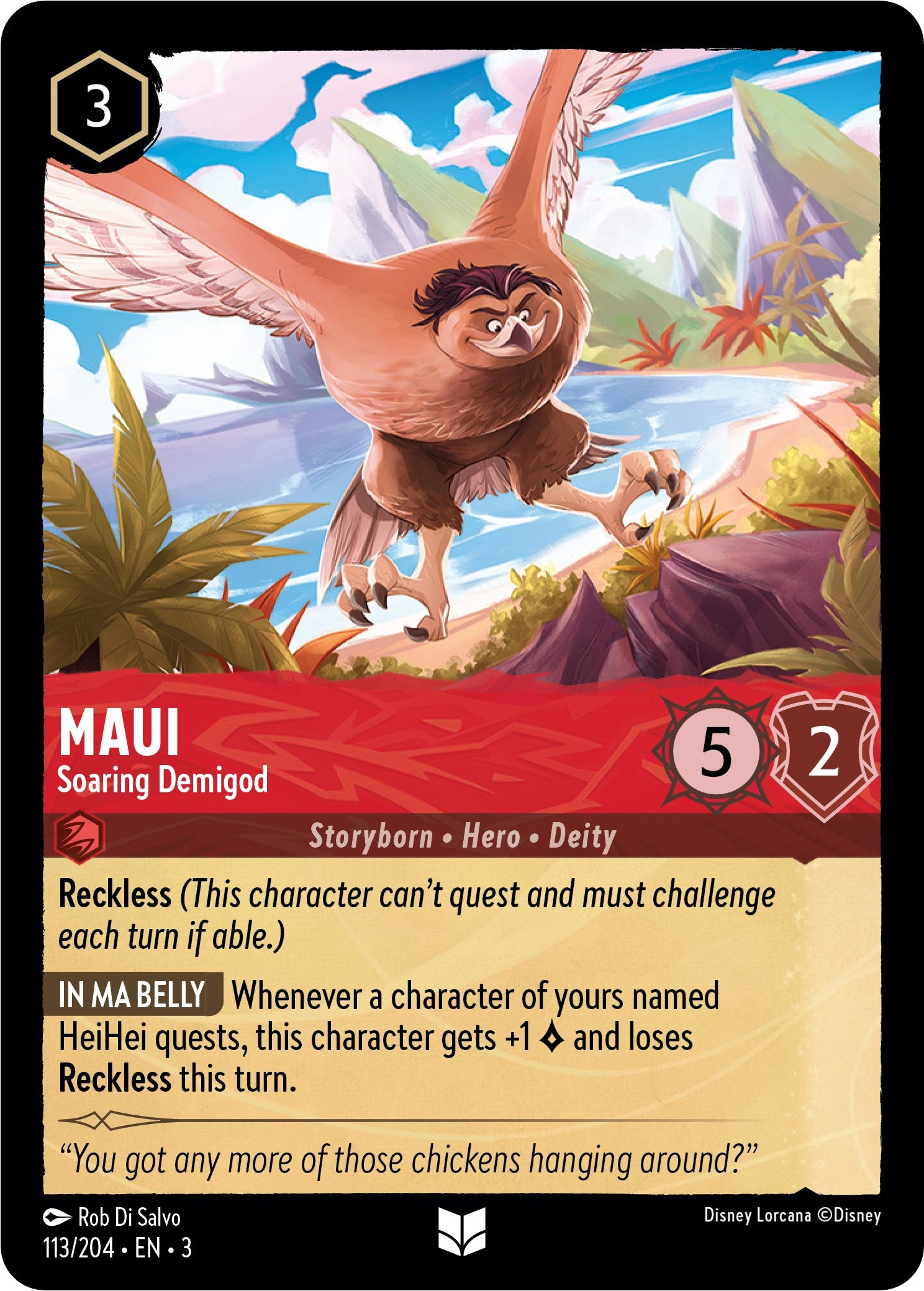 Maui - Soaring Demigod (113//204) [Into the Inklands] | Devastation Store