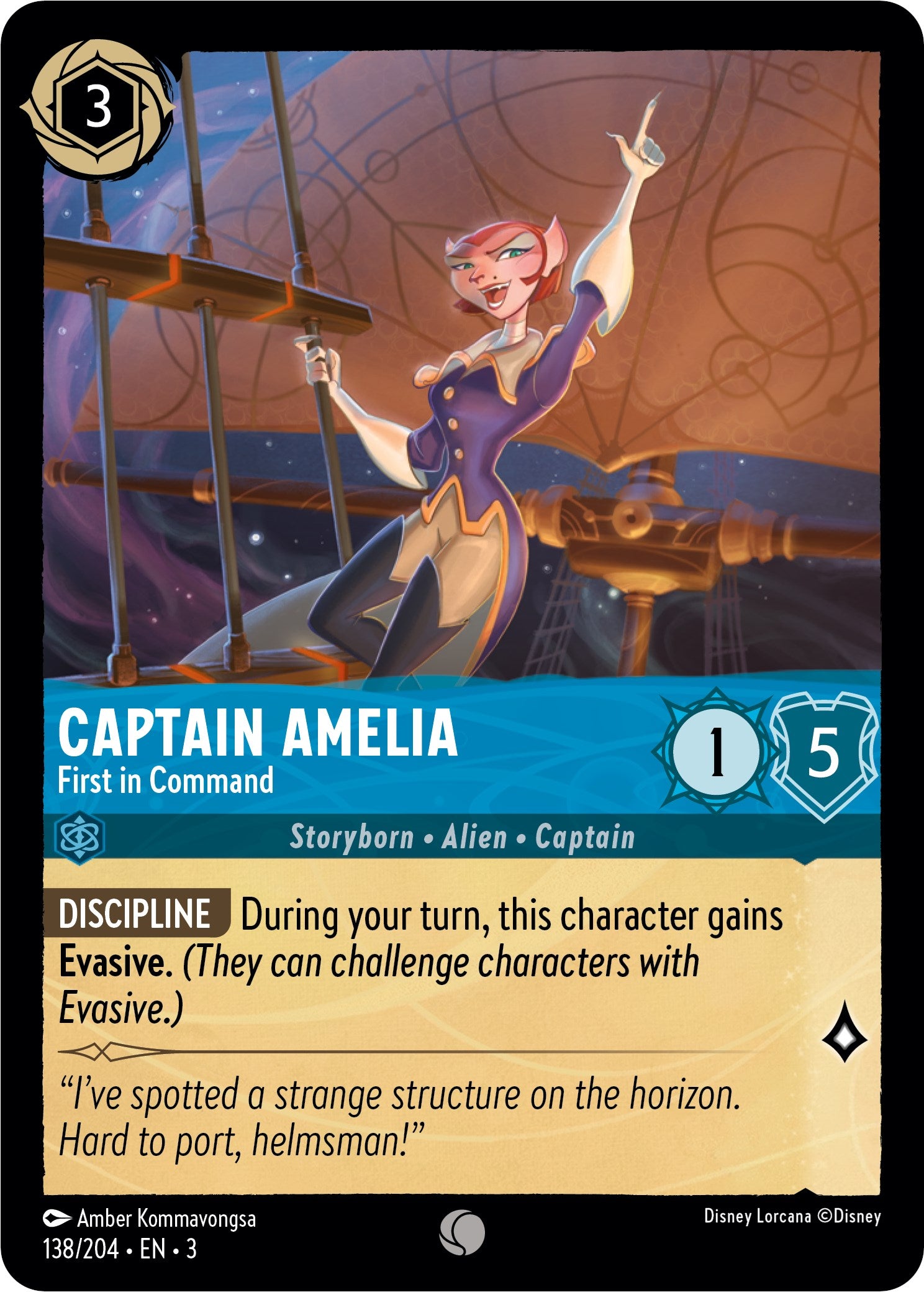 Captain Amelia - First in Command (138//204) [Into the Inklands] | Devastation Store