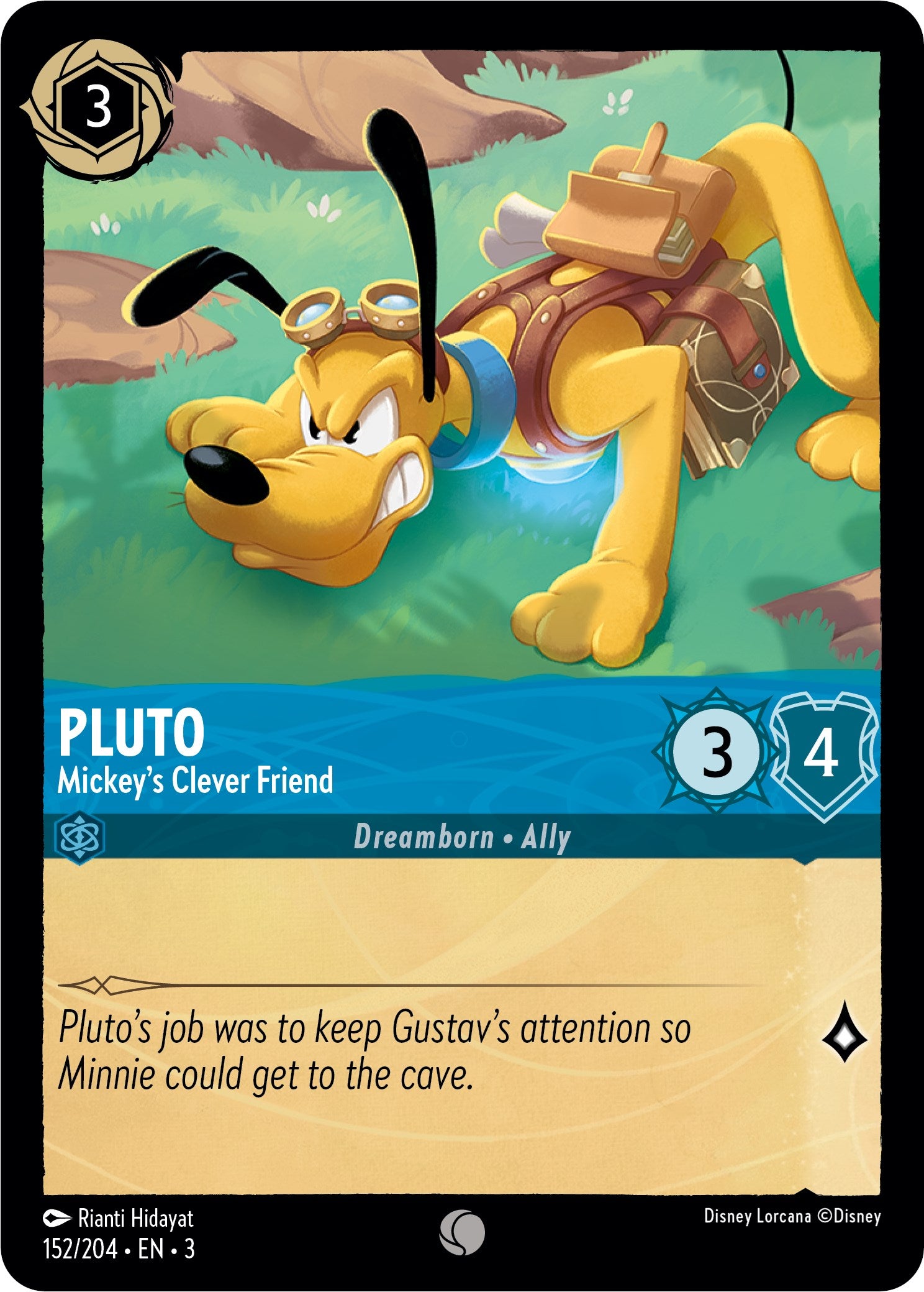 Pluto - Mickey's Clever Friend (152/204) [Into the Inklands] | Devastation Store