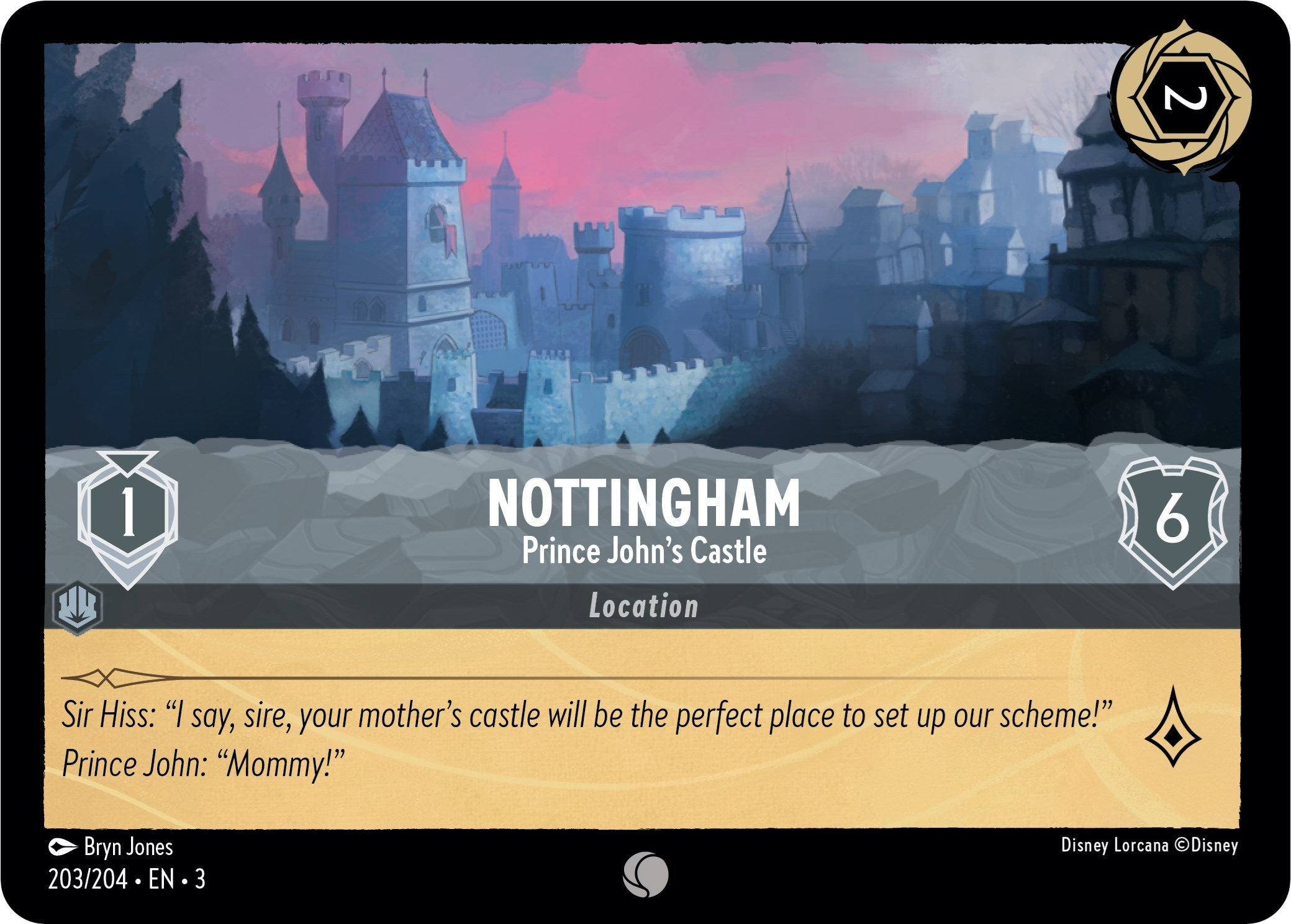 Nottingham - Prince John's Castle (203/204) [Into the Inklands] | Devastation Store