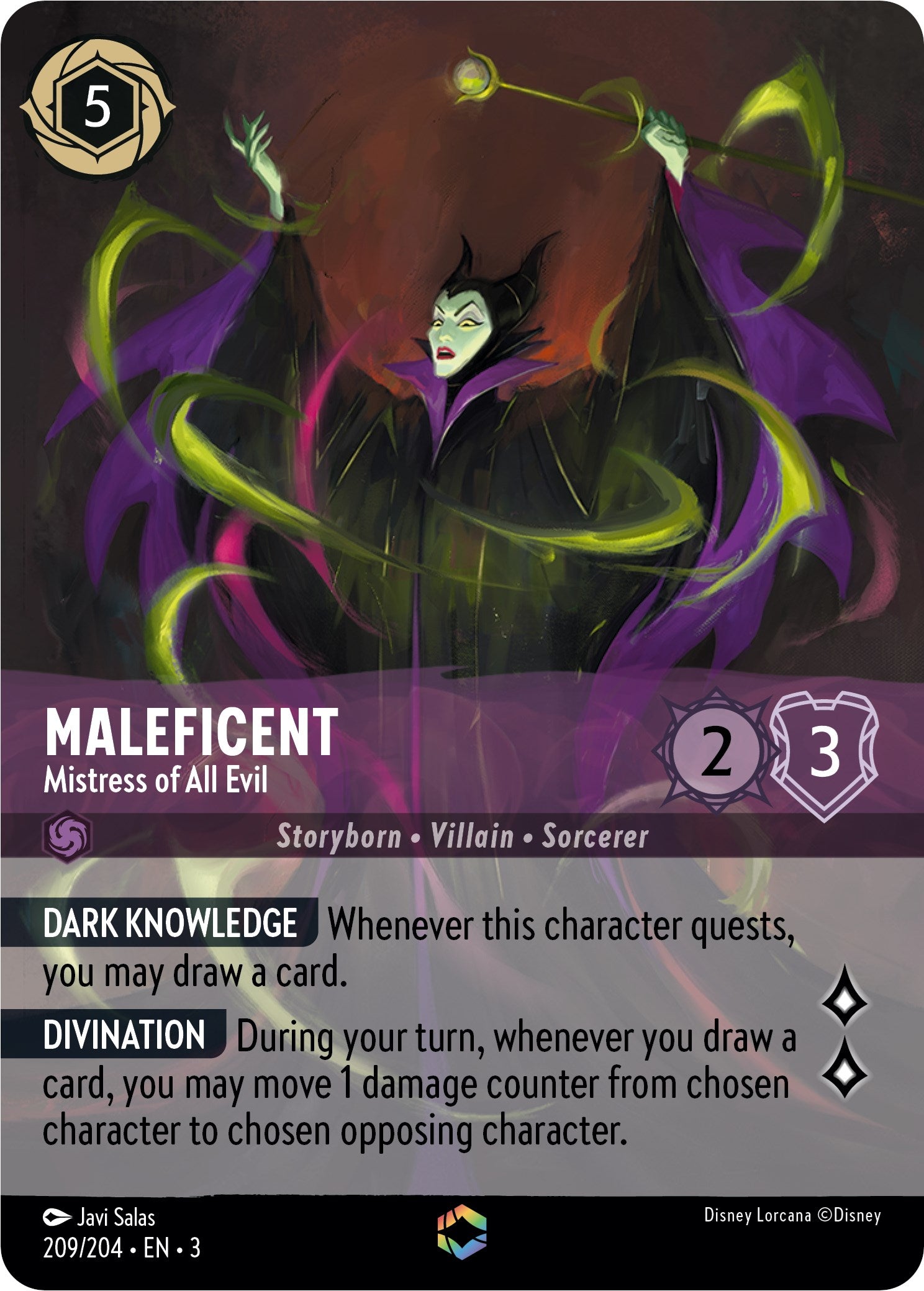 Maleficent - Mistress of All Evil (Enchanted) (209/204) [Into the Inklands] | Devastation Store