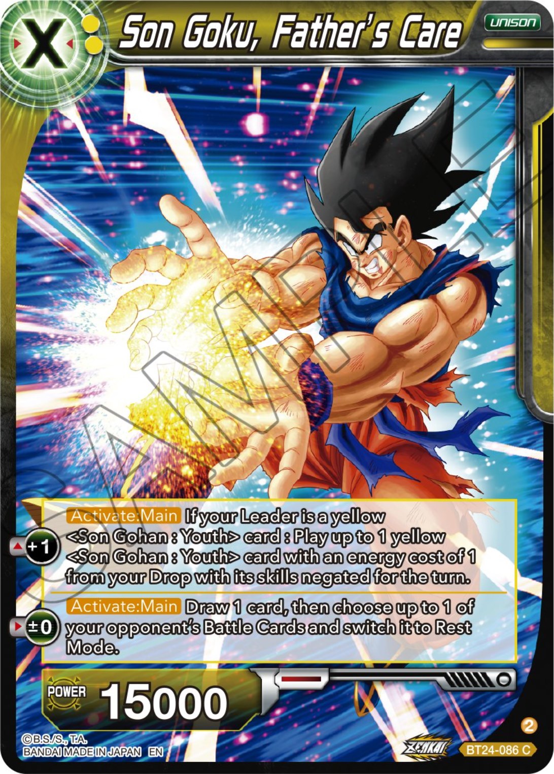 Son Goku, Father's Care (BT24-086) [Beyond Generations] | Devastation Store