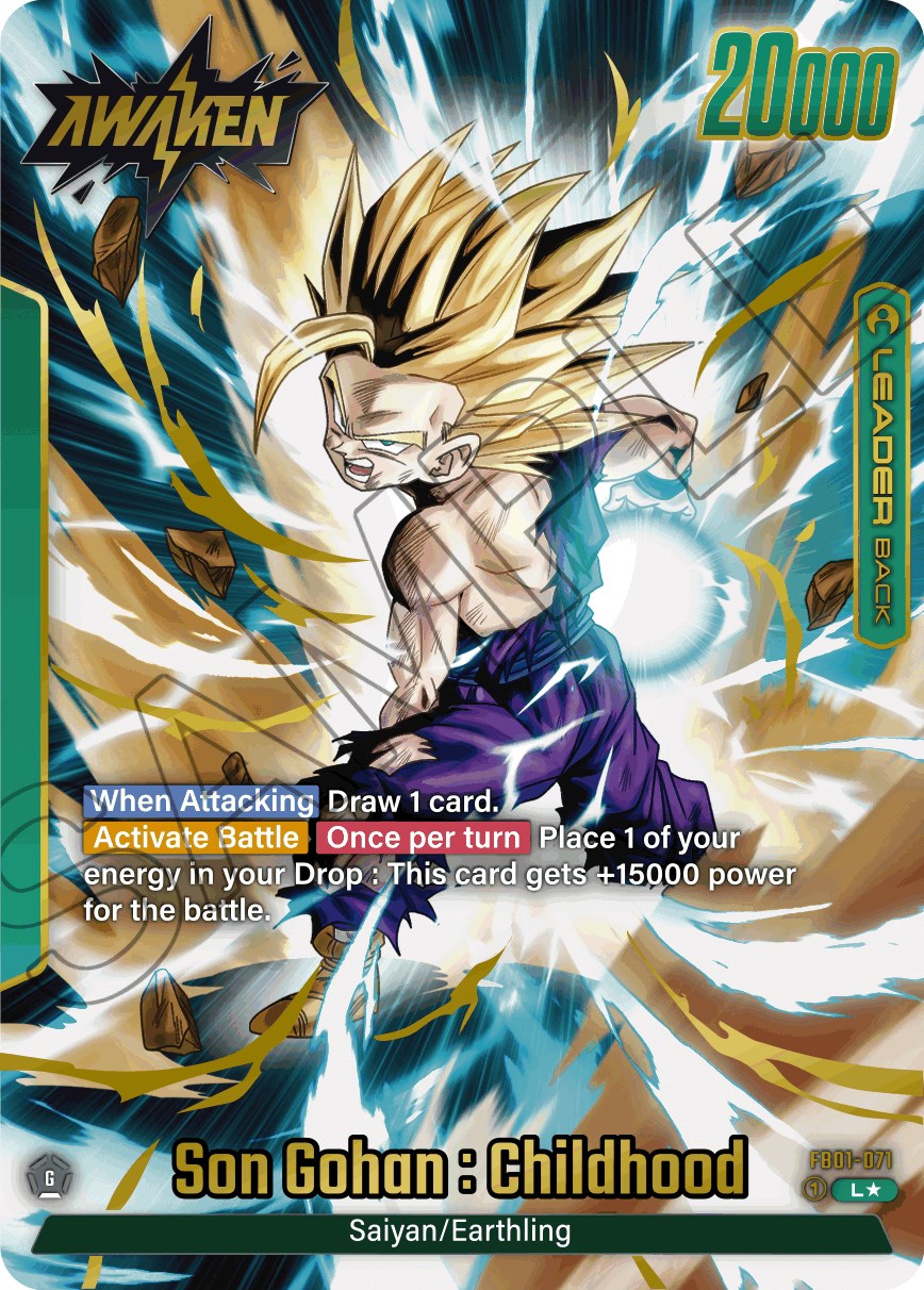 Son Gohan : Childhood (FB01-071) (Alternate Art) [Awakened Pulse] | Devastation Store