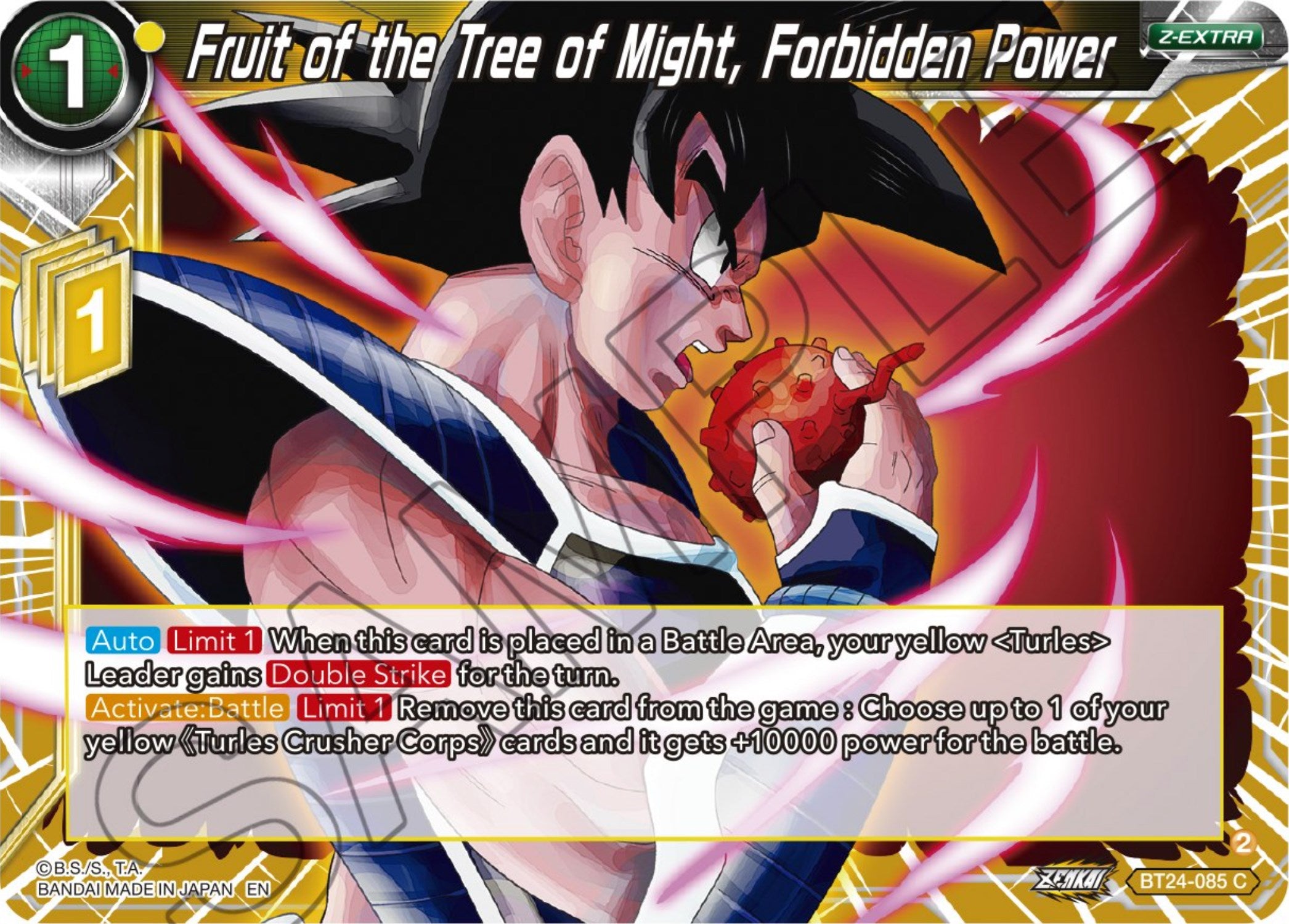 Fruit of the Tree of Might, Forbidden Power (BT24-085) [Beyond Generations] | Devastation Store