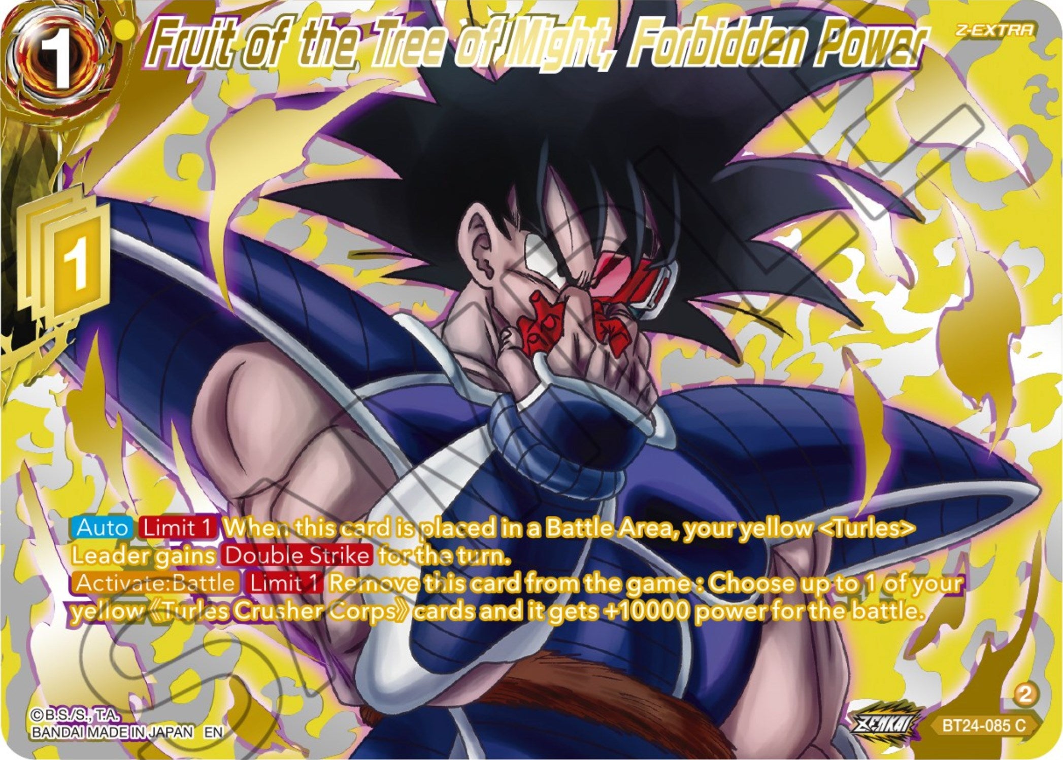 Fruit of the Tree of Might, Forbidden Power (Collector Booster) (BT24-085) [Beyond Generations] | Devastation Store