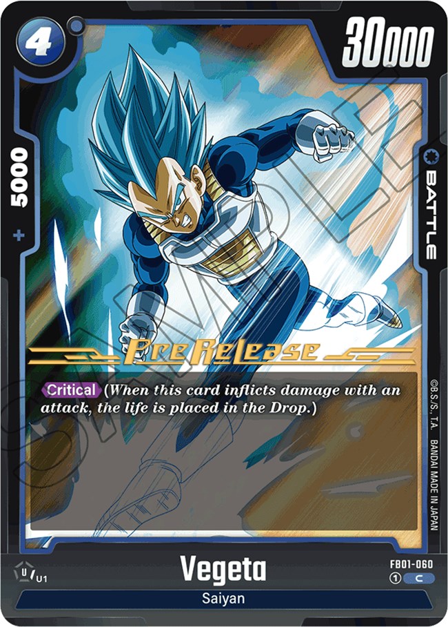 Vegeta (FB01-060) [Awakened Pulse Pre-Release Cards] | Devastation Store