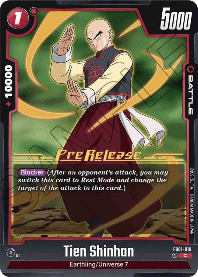 Tien Shinhan (FB01-018) [Awakened Pulse Pre-Release Cards] | Devastation Store