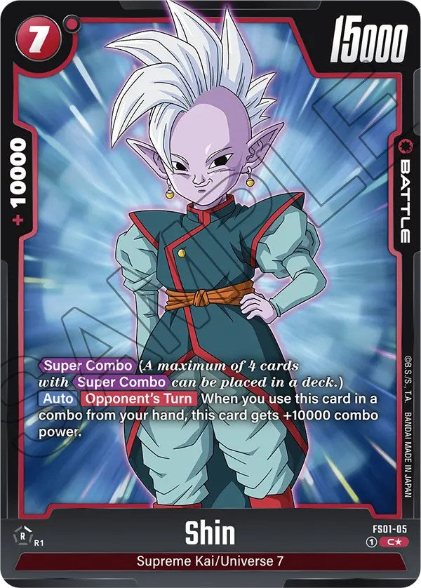 Shin (Bonus Pack Alternate Art) [Starter Deck: Son Goku] | Devastation Store