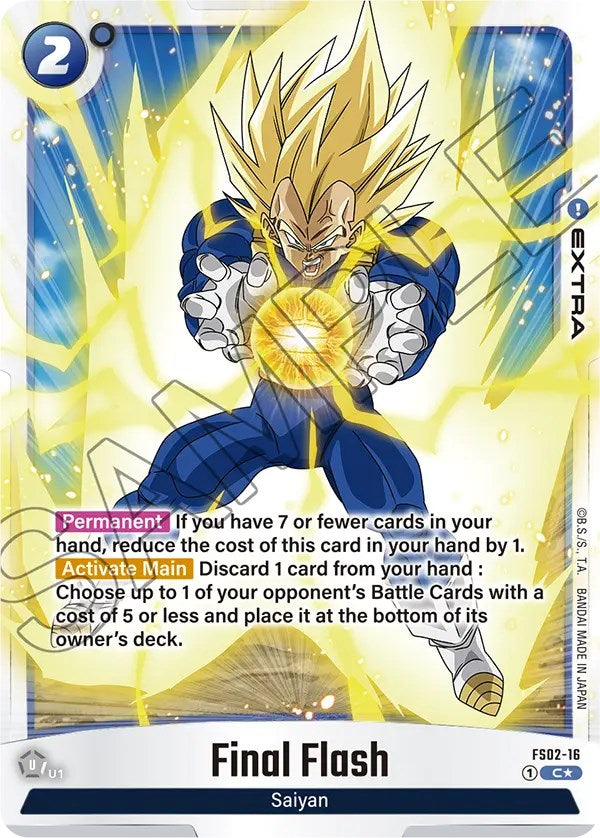 Final Flash (Bonus Pack Alternate Art) [Starter Deck: Vegeta] | Devastation Store