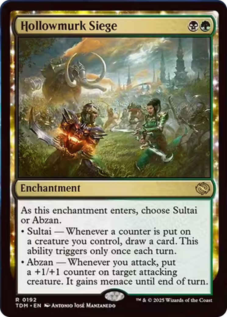 Hollowmurk Siege (Borderless) [Tarkir: Dragonstorm] | Devastation Store