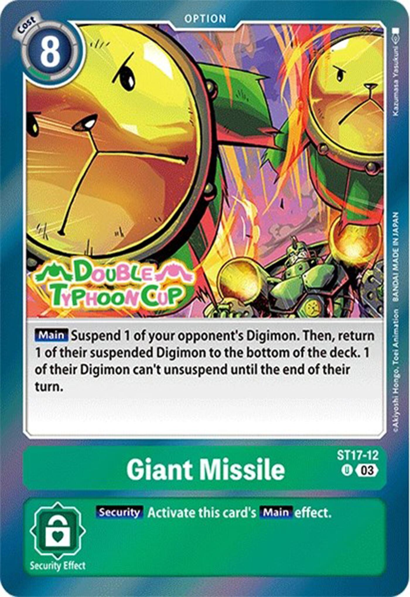 Giant Missile [ST17-12] [Starter Deck: Double Typhoon Advanced Deck Set Pre-Release Cards] | Devastation Store