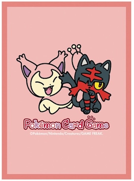 Card Sleeves - Litten and Skitty (64-Pack) (Pokemon Center Japan Exclusive) | Devastation Store
