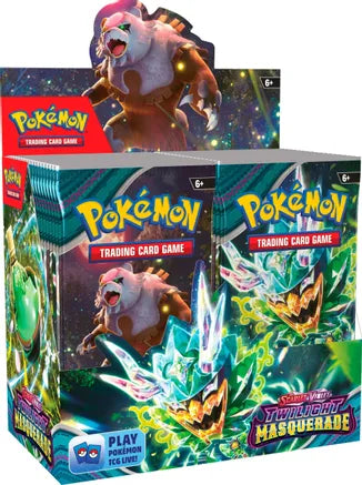POKEMON TCG Twilight Masquerade Booster Box | Devastation Store POKEMON TCG Twilight Masquerade Booster Box | Devastation Store