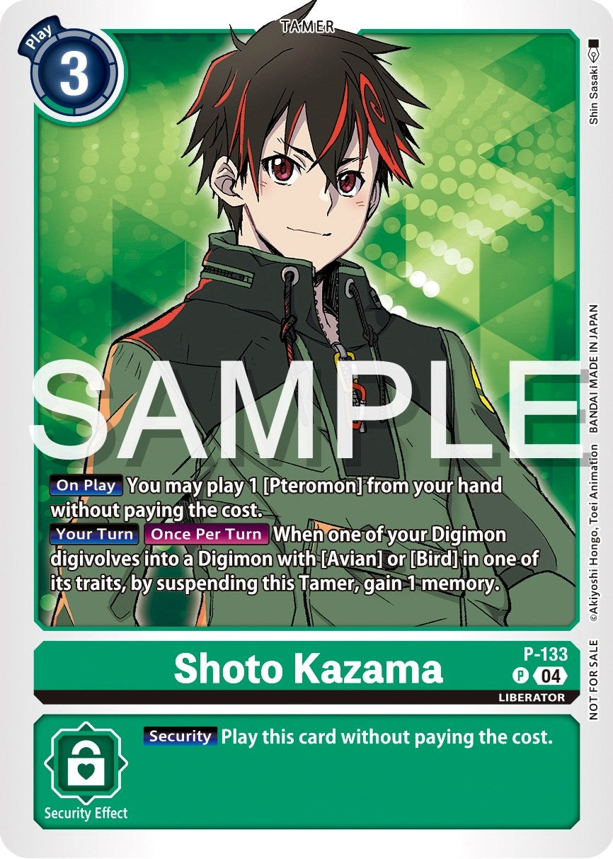 Shoto Kazama [P-133] [Promotional Cards] | Devastation Store