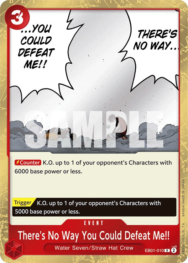 There's No Way You Could Defeat Me!! [Extra Booster: Memorial Collection] | Devastation Store