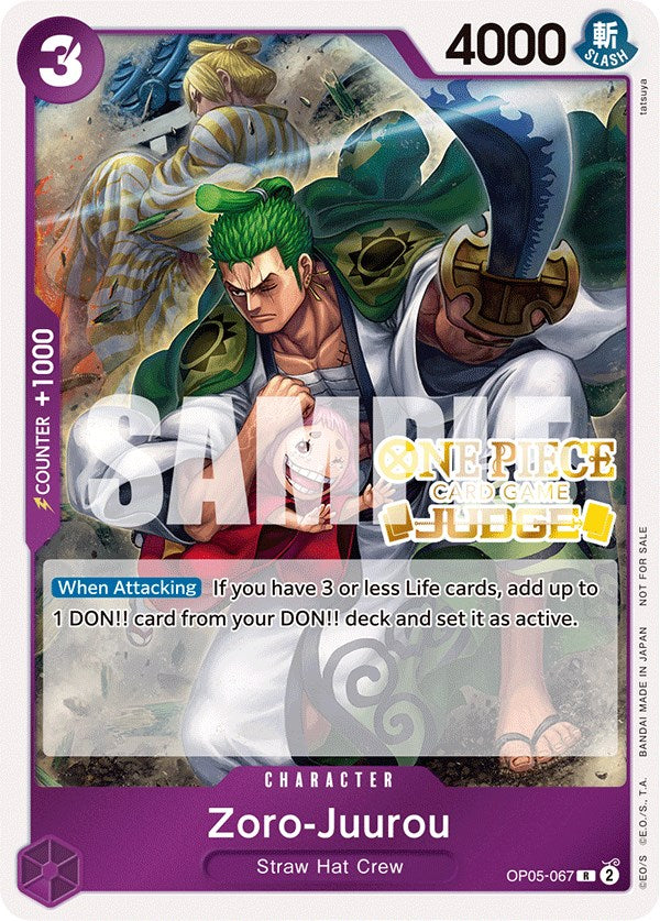 Zoro-Juurou (Judge Pack Vol. 3) [One Piece Promotion Cards] | Devastation Store