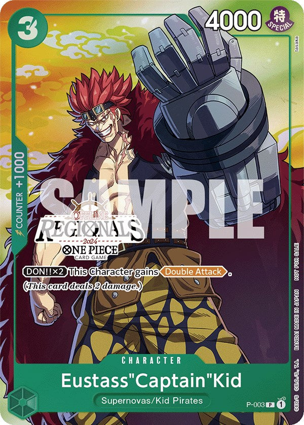 Eustass"Captain"Kid (Offline Regional 2024 Vol. 2) [Participant] [One Piece Promotion Cards] | Devastation Store