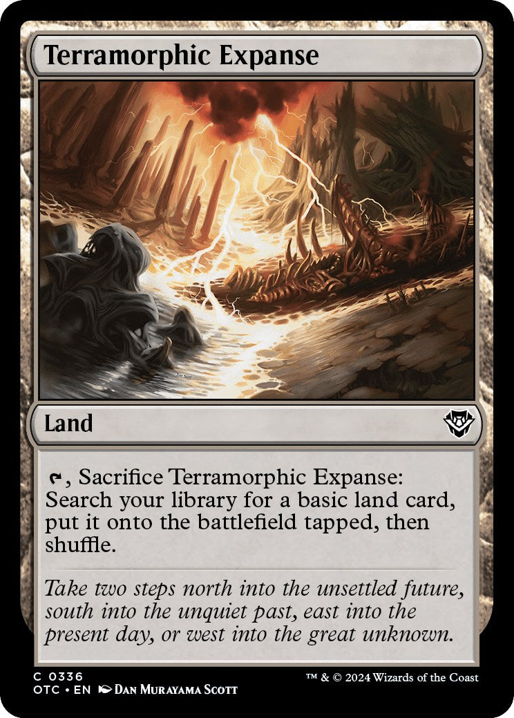 Terramorphic Expanse [Outlaws of Thunder Junction Commander] | Devastation Store