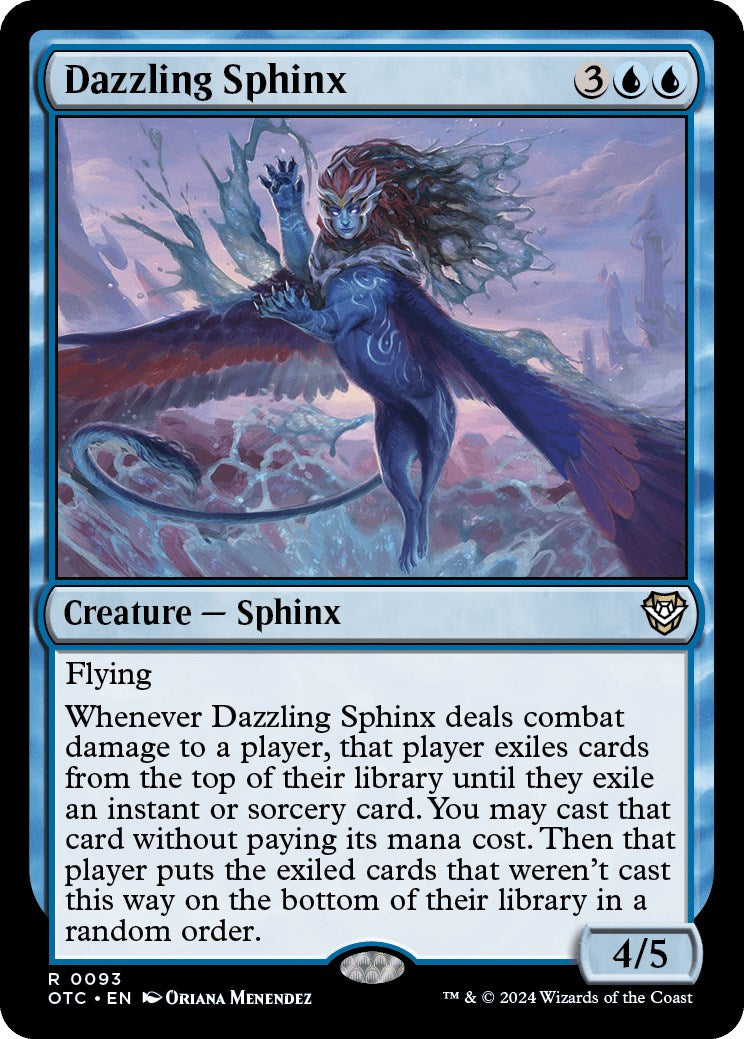 Dazzling Sphinx [Outlaws of Thunder Junction Commander] | Devastation Store
