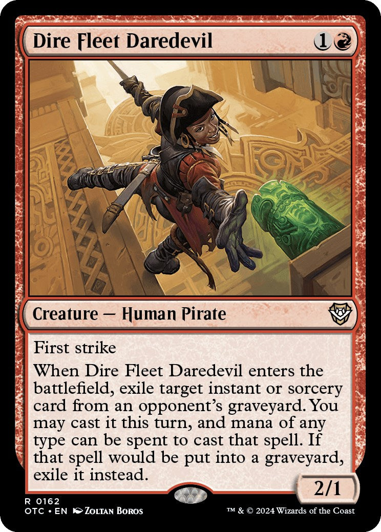 Dire Fleet Daredevil [Outlaws of Thunder Junction Commander] | Devastation Store