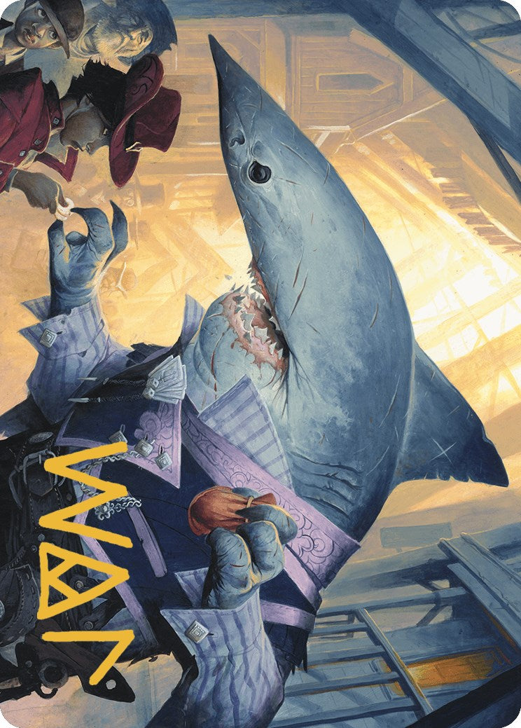 Loan Shark Art Card (Gold-Stamped Signature) [Outlaws of Thunder Junction Art Series] | Devastation Store